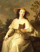 Portrait de Louise Adeaide d'Orleans Jean-Baptiste Santerre
